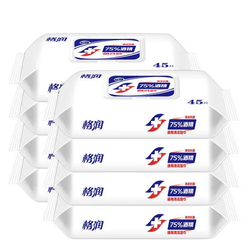 Hand Wipes Antibacterial Wet Wipes Disposable Disinfection Portable Wipes