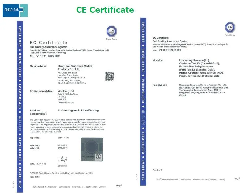 HCG Early Pregnancy Rapid Test Kit for Women
