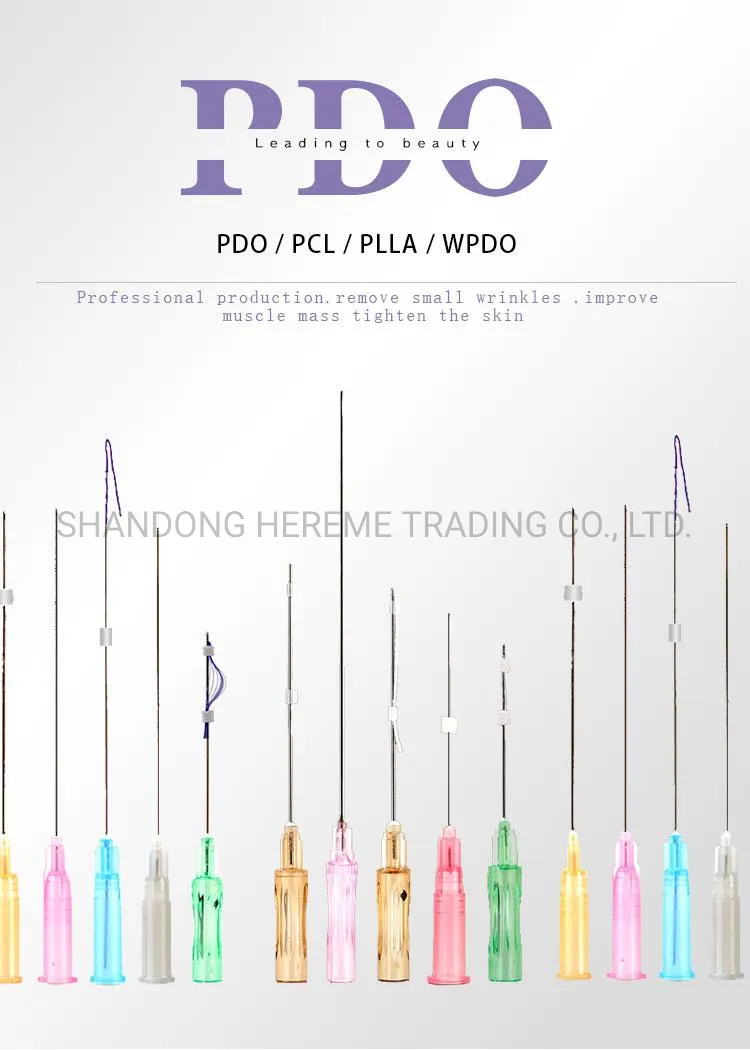 Heremefill Buy Sterile Pdo Face Lifting Thread with Cogs and Barbs