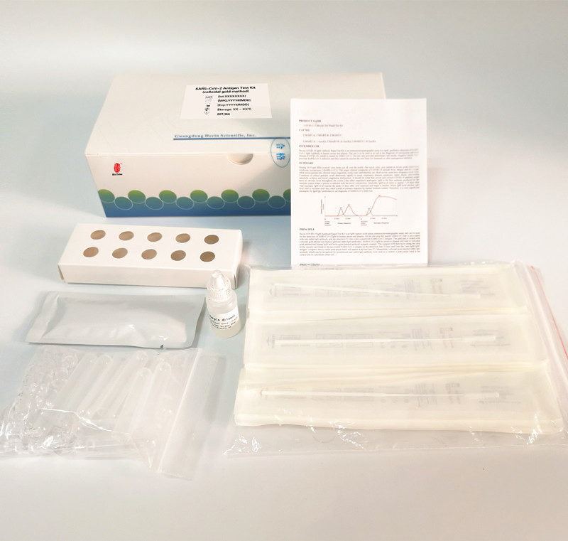 High Accuracy Individual Rapid Test Kit with Pharyngeal Swab