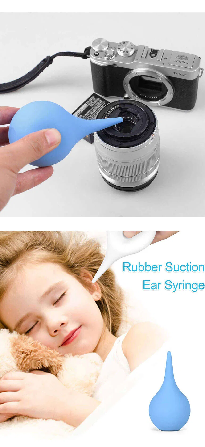 High Quality Ulcer Rubber/PVC Ear Syringe with CE & ISO