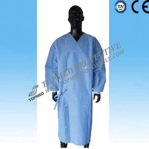 Hot! Nonwoven Disposable Hospital Pajamas, Patient Pajamas with Long Sleeves