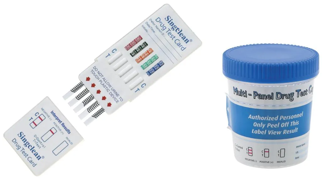 Hot Sale CE Passed Singclean One Step Multi Screening Urine Multidrug of Abuse Test Cassette Panel