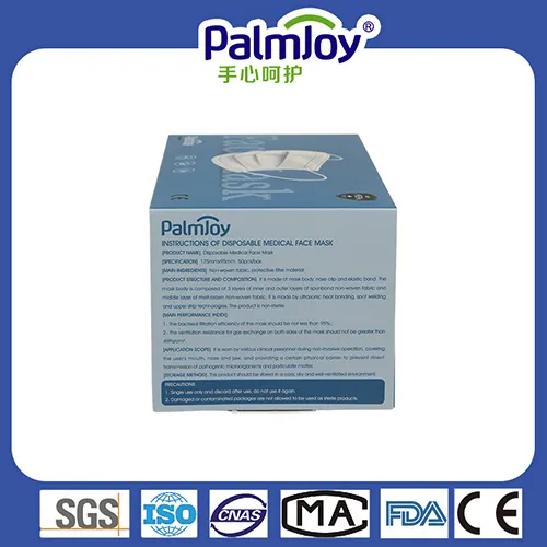 Hot Sale Medical Face Mask 50 PCS 3plys Protective Medical Care Disposable Mask