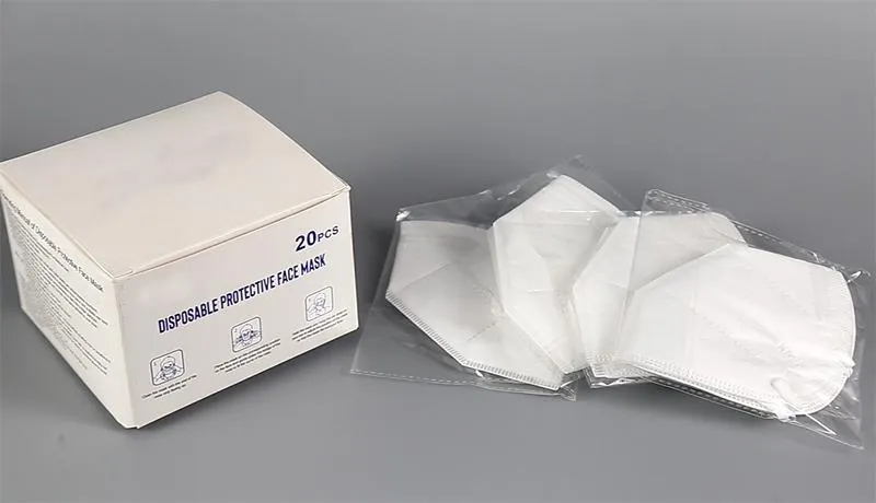 Hot Sale Non Woven Non-Woven Pollution Respirator Personal Protective Dust Masks Folding Face Mask