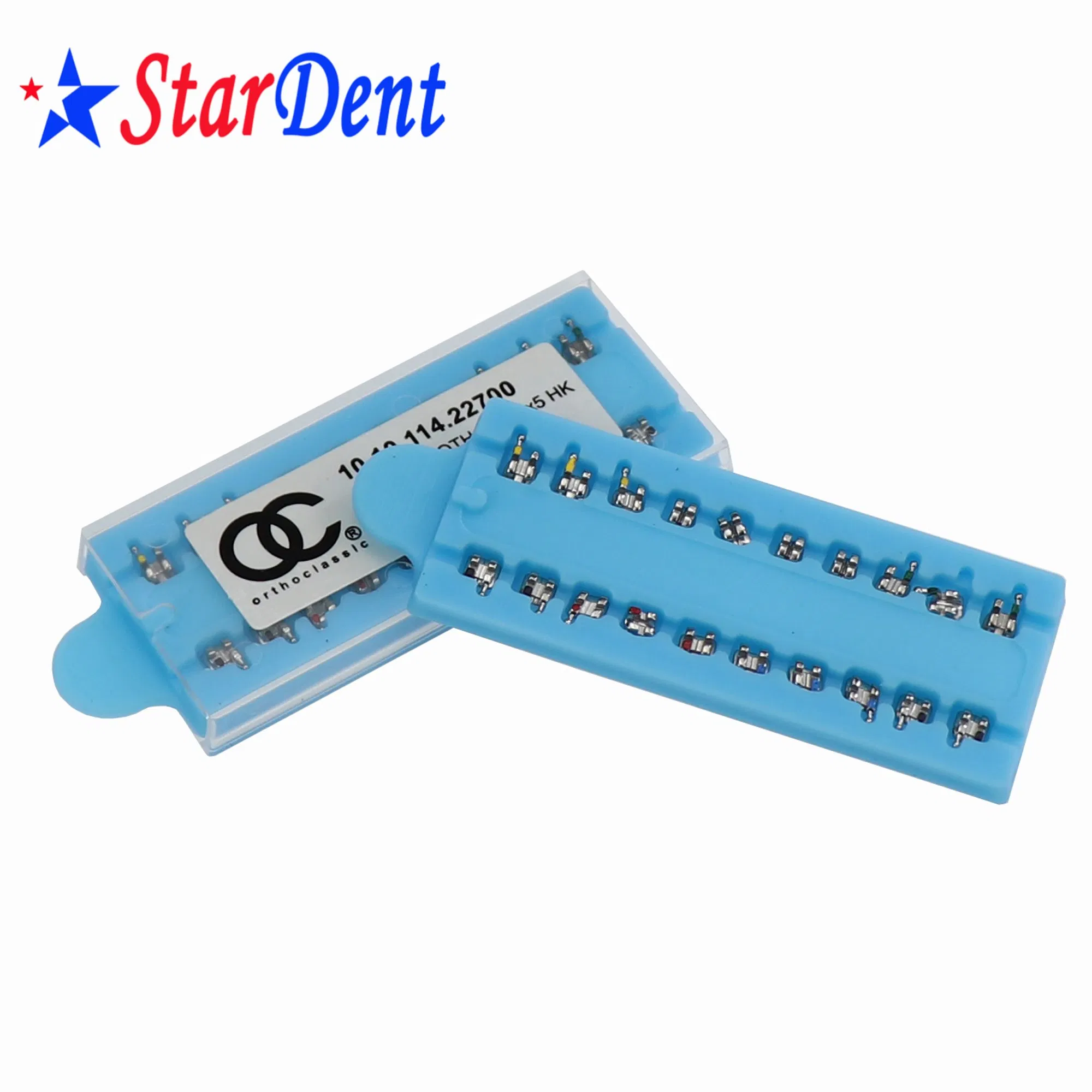Hot Selling Dental Orthodontic Bracket MIM Brace Mesh Momoblock Metal Bracket Roth /Mbt/Edgewise