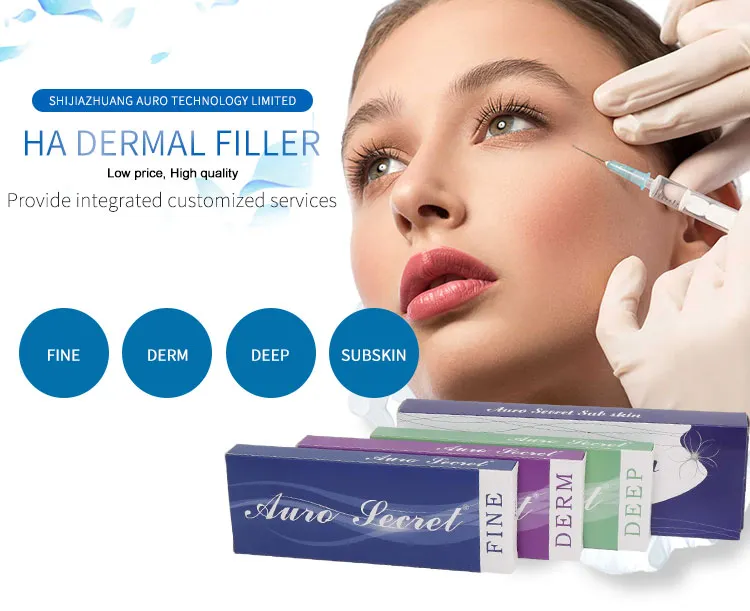 Hot Selling Hyaluronic Acid Injectable Filler Facial Dermal Buttocks Enlargement Loved by People