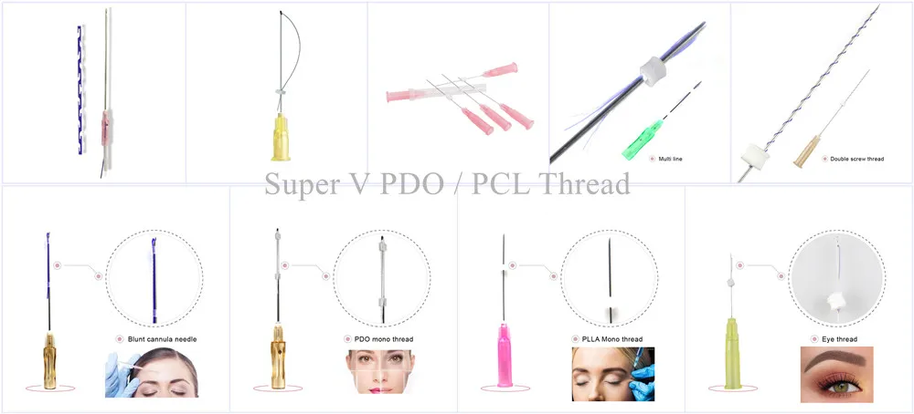 Hot Selling Safe Korea Face V Lifting Pdo Thread Mono Cog