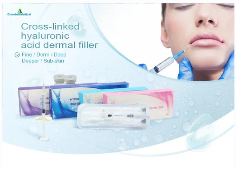 Hyaluronic Acid Dermal Fillers for Chin Area Sagging Jowls Injection Sodium Hyaluronate Gel