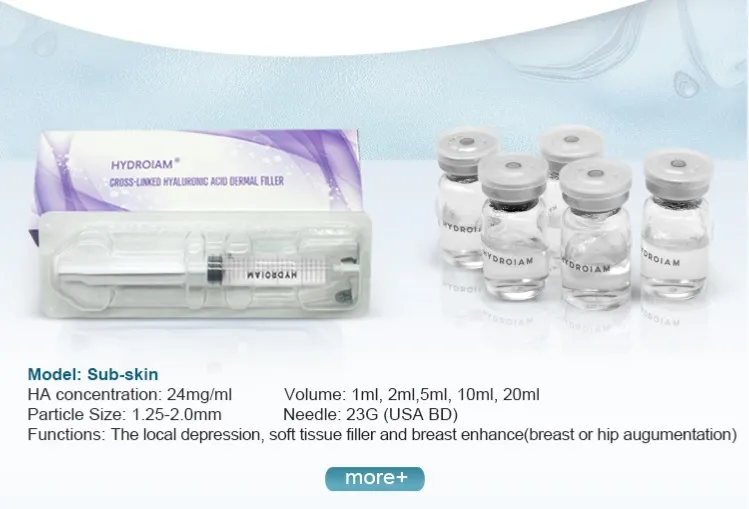 Hyaluronic Acid Dermal Fillers for Chin Area Sagging Jowls Injection Sodium Hyaluronate Gel