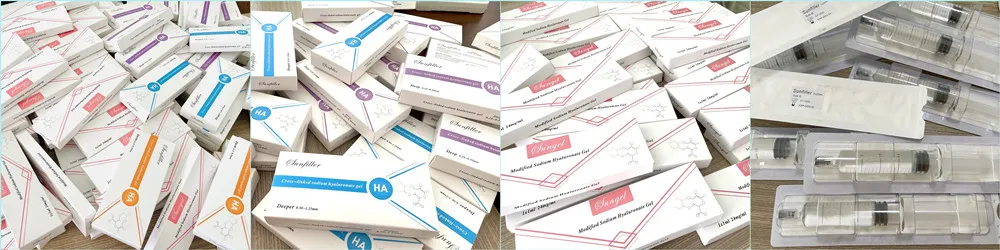 Hyaluronic Acid Facial Injectable 2ml Deeper Dermal Filler for Face Sharpe