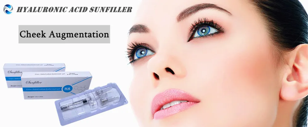 Hyaluronic Acid Facial Injectable 2ml Deeper Dermal Filler for Face Sharpe
