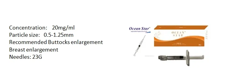 Hyaluronic Acid Injections Ha Dermal Filler for Buttocks 10ml