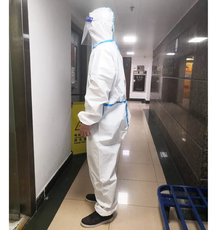 in Stock Professional Medical Disposable Protective Clothing Disposable Isolation Gowns Protection