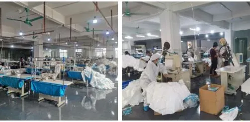 in Stock Professional Medical Disposable Protective Clothing Disposable Isolation Gowns Protection