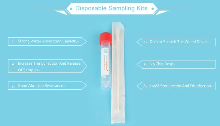 Inactive and Active Vtm Sampling Tube with CE Certification for Preserve Rna Samples Viral Transport Medium Kit