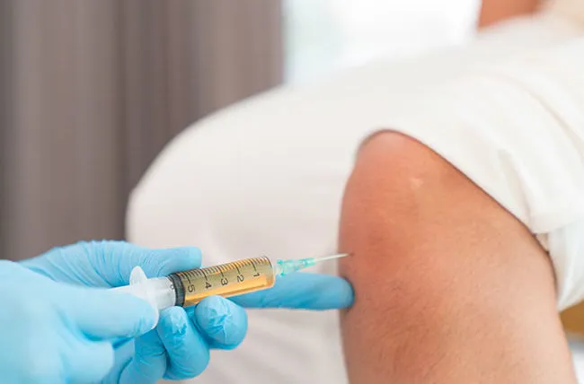 Intra-Articular Hyaluronic Acid Injection Gel in The Knee Joints for Osteoarthritis Injection