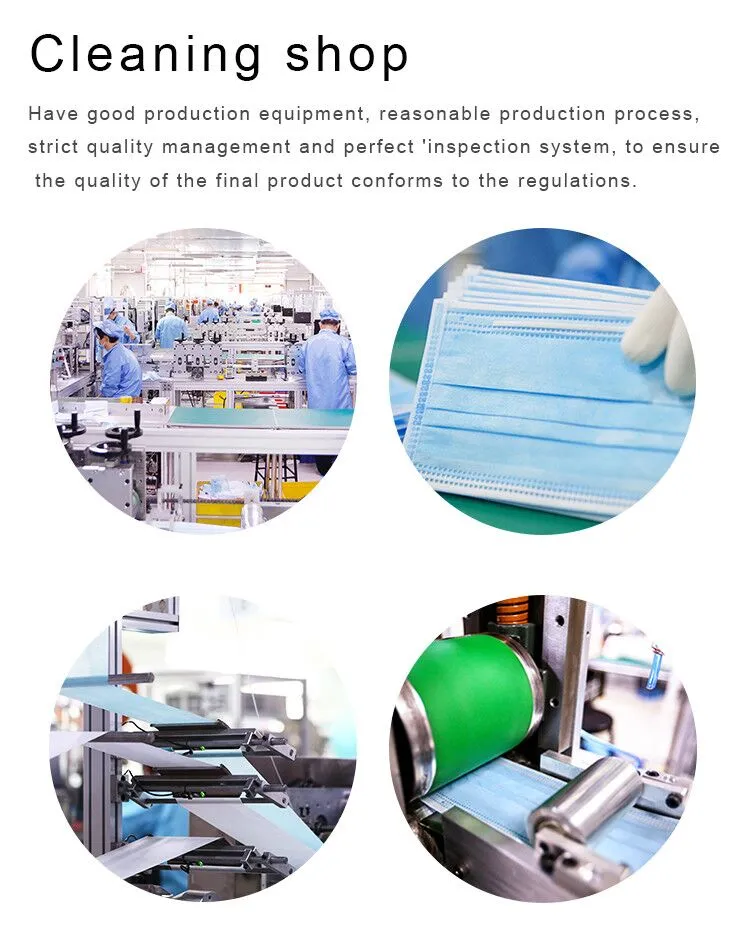 Kids Adult Ce En14683 Type2r Bfe99% Disposable Surgical Face Mask 3ply Earloop Medical Protective Face Mask