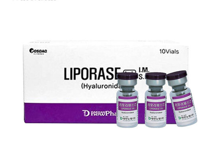 Korea Dissolve Hyaluronic Acid Liporase Hyaluronidase Liporase Injection Lipolab to Remove Fillers