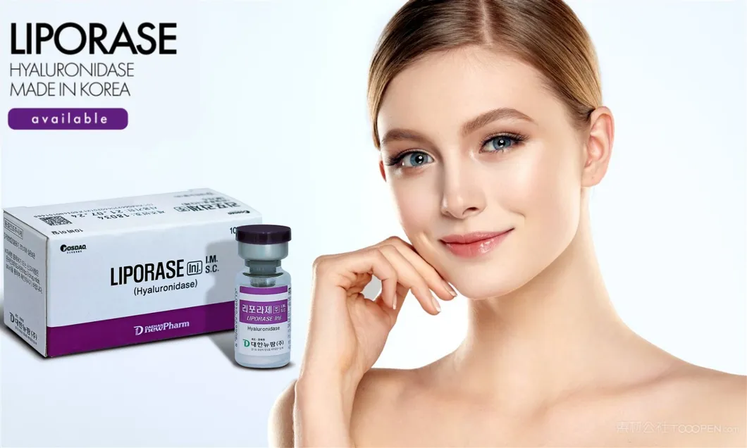 Korea Dissolve Hyaluronic Acid Liporase Hyaluronidase Liporase Injection Lipolab to Remove Fillers