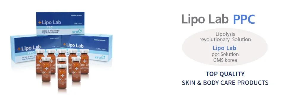 Korea Lipo Lab Ppc Lipolytic Solution Injectable Lipolab Lipolysis Slimming Solution Fat Dissolving Injection for Weight Loss