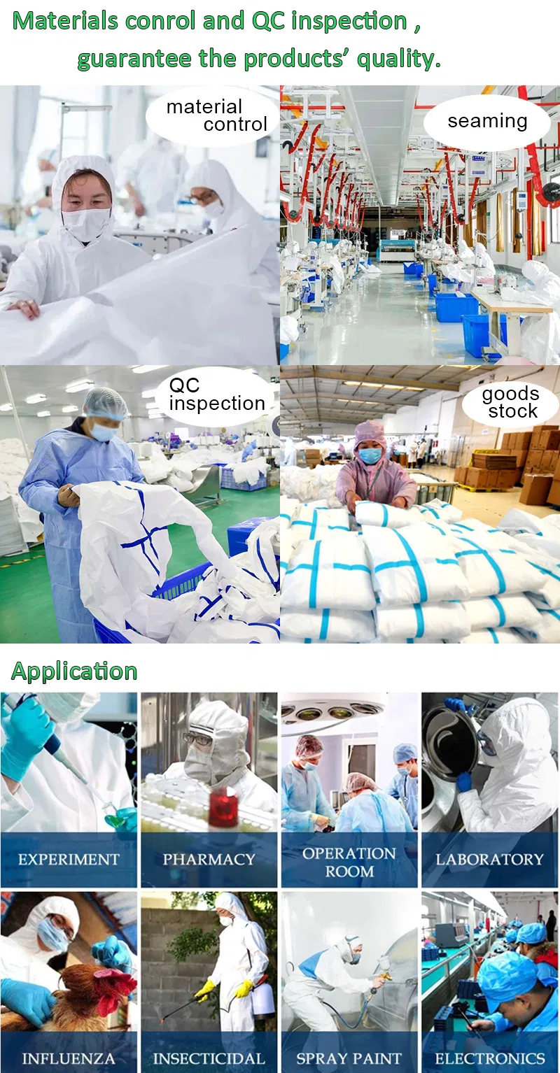 Level 1/2/3/4 Medical Use Disposable Isolation Gown