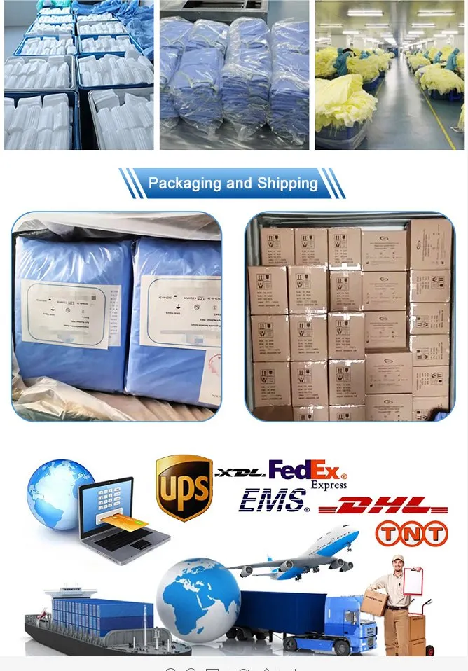 Level 2 Manufacturer SMS/SMMS Hospita Medica Isolation Disposable Protective Clothing