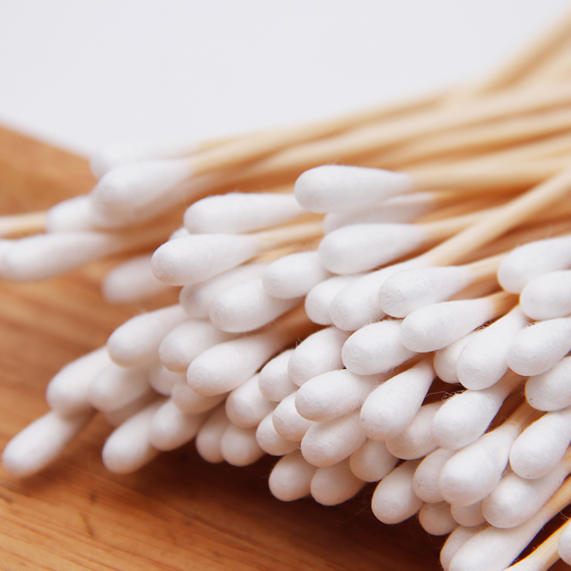 Lipstick Tint Long Medical Sterile Cotton Swabs