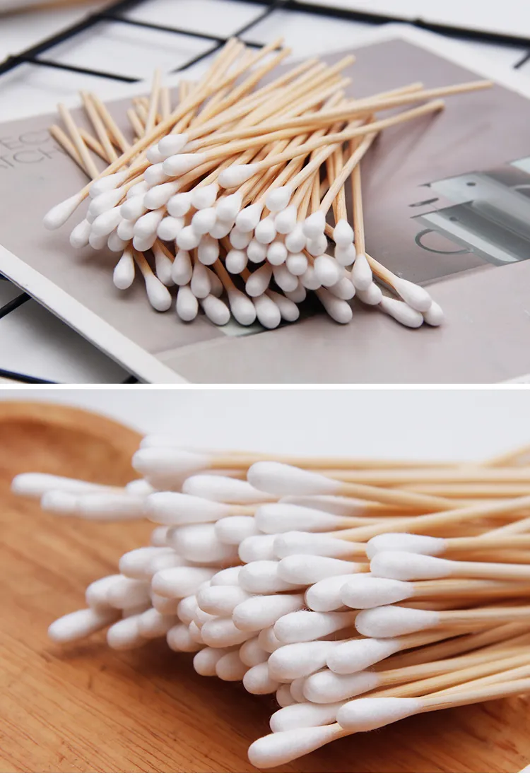 Lipstick Tint Long Medical Sterile Cotton Swabs