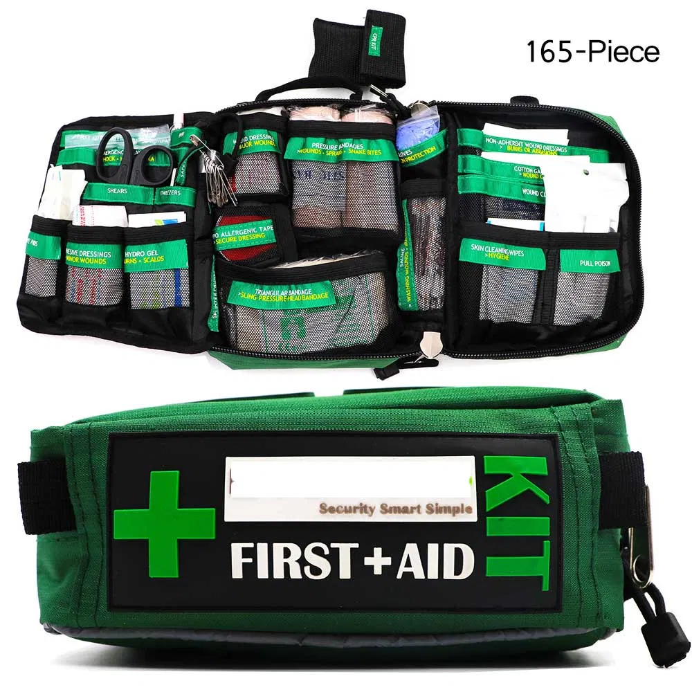 Lockable First Aid Box Security Lock Medicine Storage Box with Portable Handle