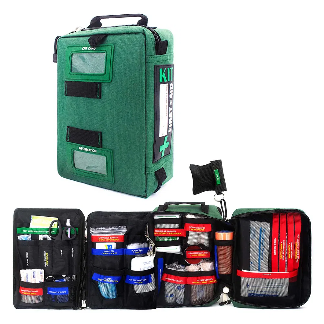 Lockable First Aid Box Security Lock Medicine Storage Box with Portable Handle