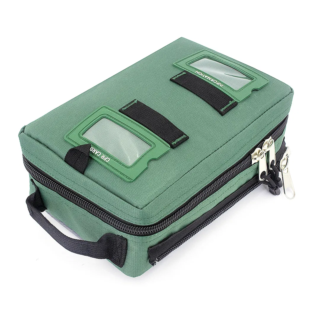 Lockable First Aid Box Security Lock Medicine Storage Box with Portable Handle