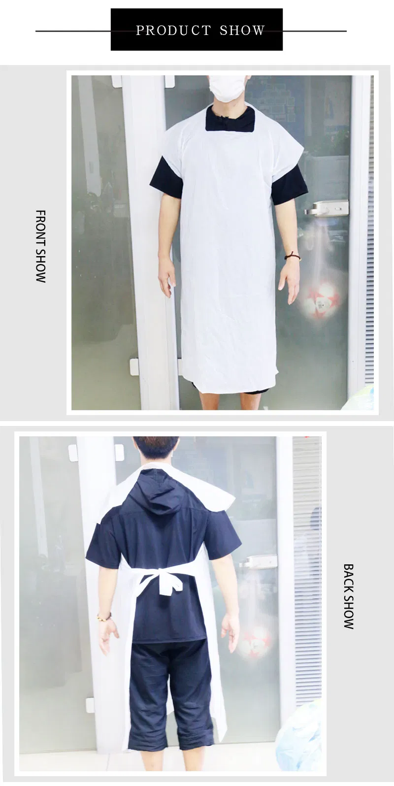 Manufacturer Surgical Disposable Isolate Sleeveless Gonws