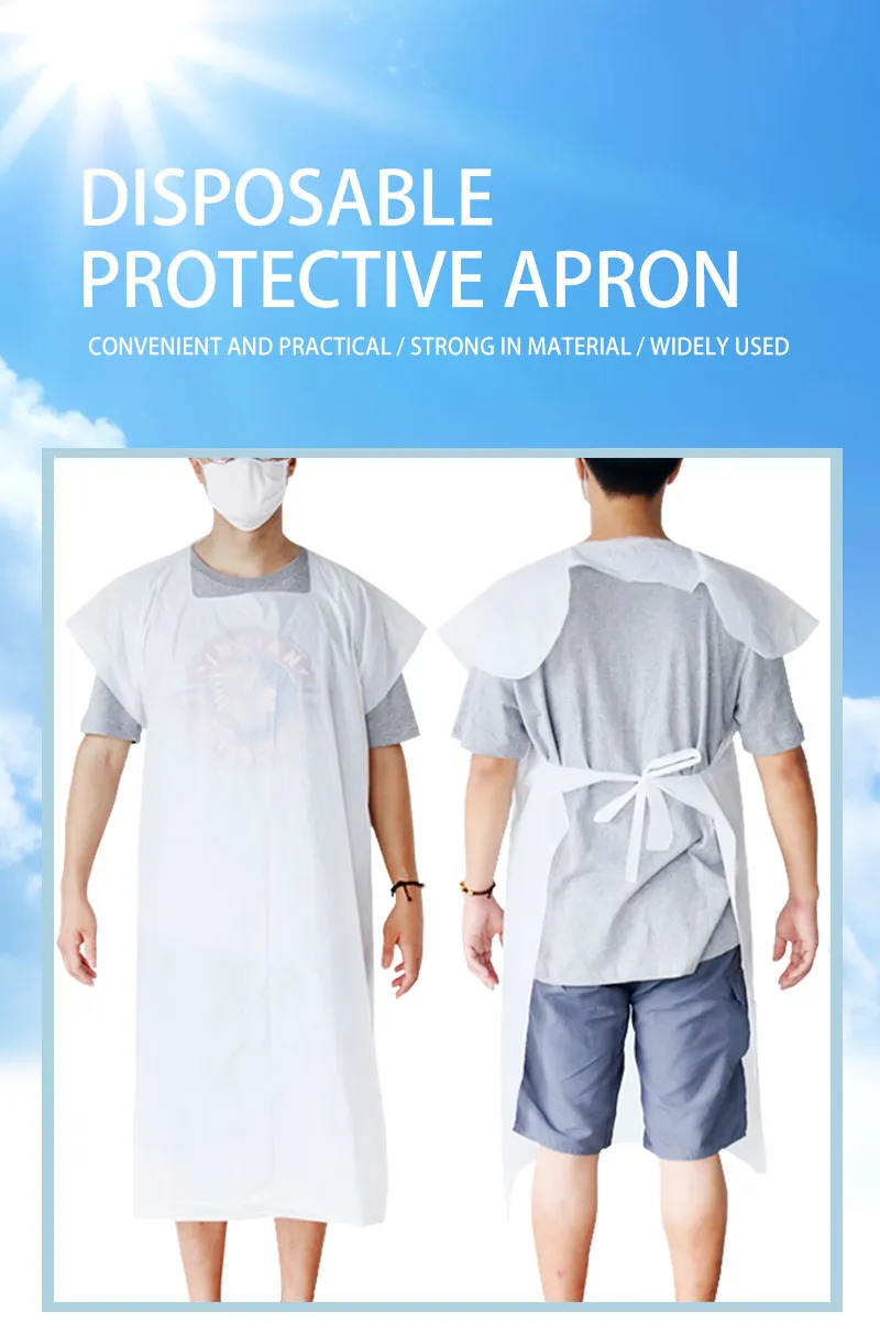 Manufacturer Surgical Disposable Isolate Sleeveless Gonws
