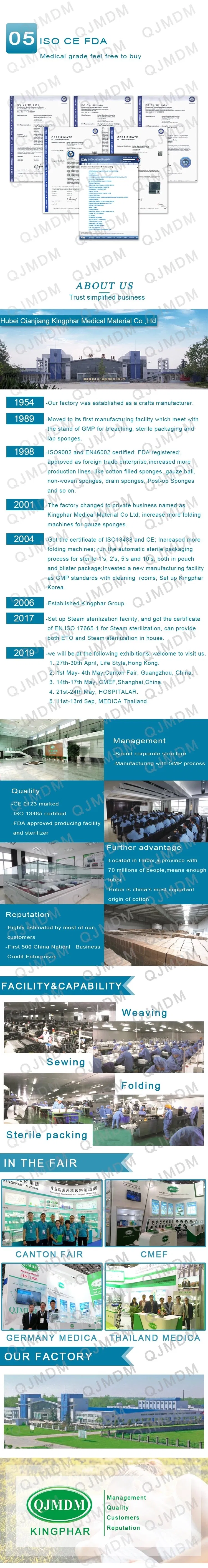 Medical Absorbent Gauze Cotton Woll Roll Approved by CE ISO