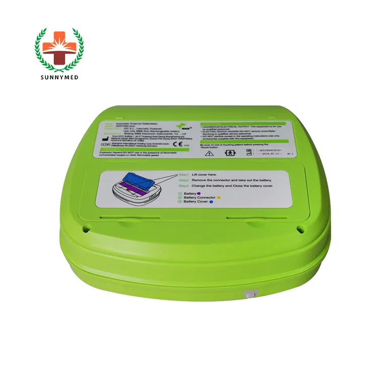 Medical Aed Sy-C025p Cardiology Defibrillator Machine with LCD Screen