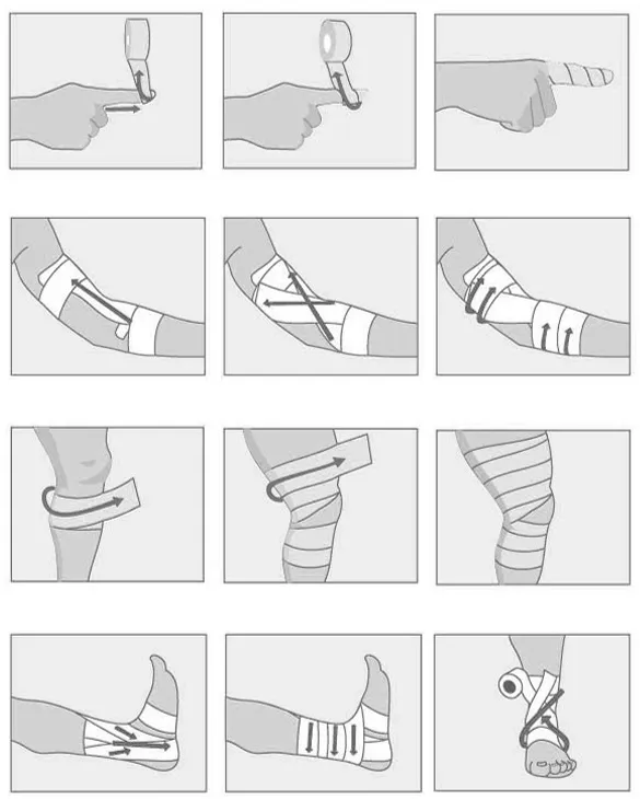 Medical Breathable Cotton High Quality Elastic Bandage