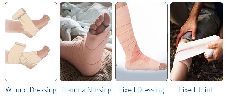 Medical Breathable Cotton High Quality Elastic Bandage