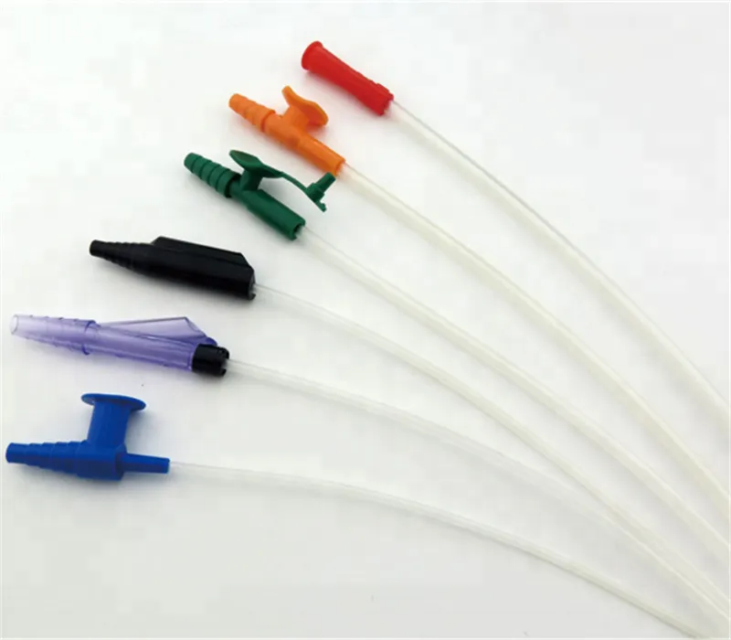 Medical Consumable Sterile Disposable Sterile PVC Suction Catheter Grade PVC Green