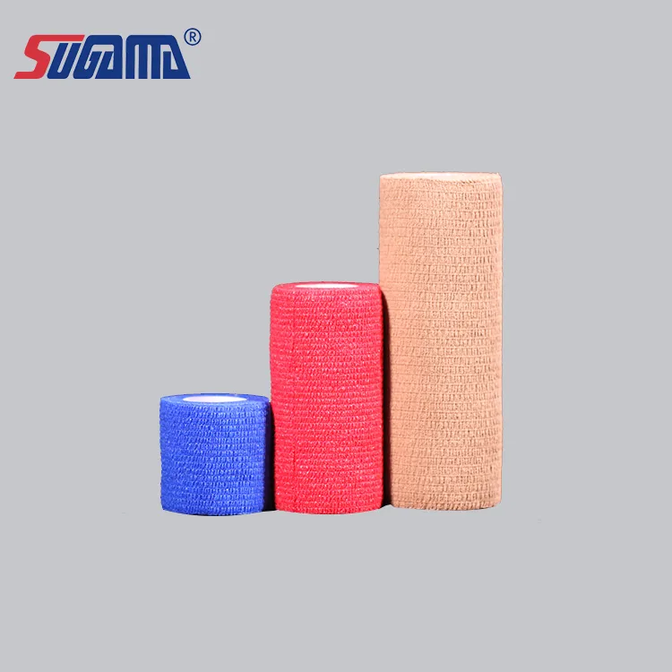 Medical Cotton Adhesive Elastic Bandage Wrap Heavy Eab