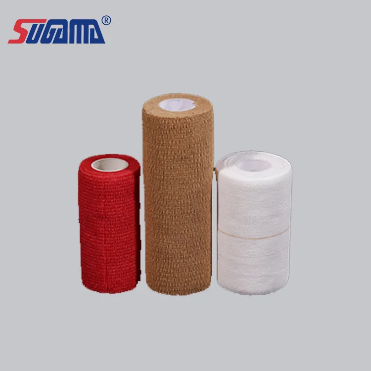 Medical Cotton Adhesive Elastic Bandage Wrap Heavy Eab