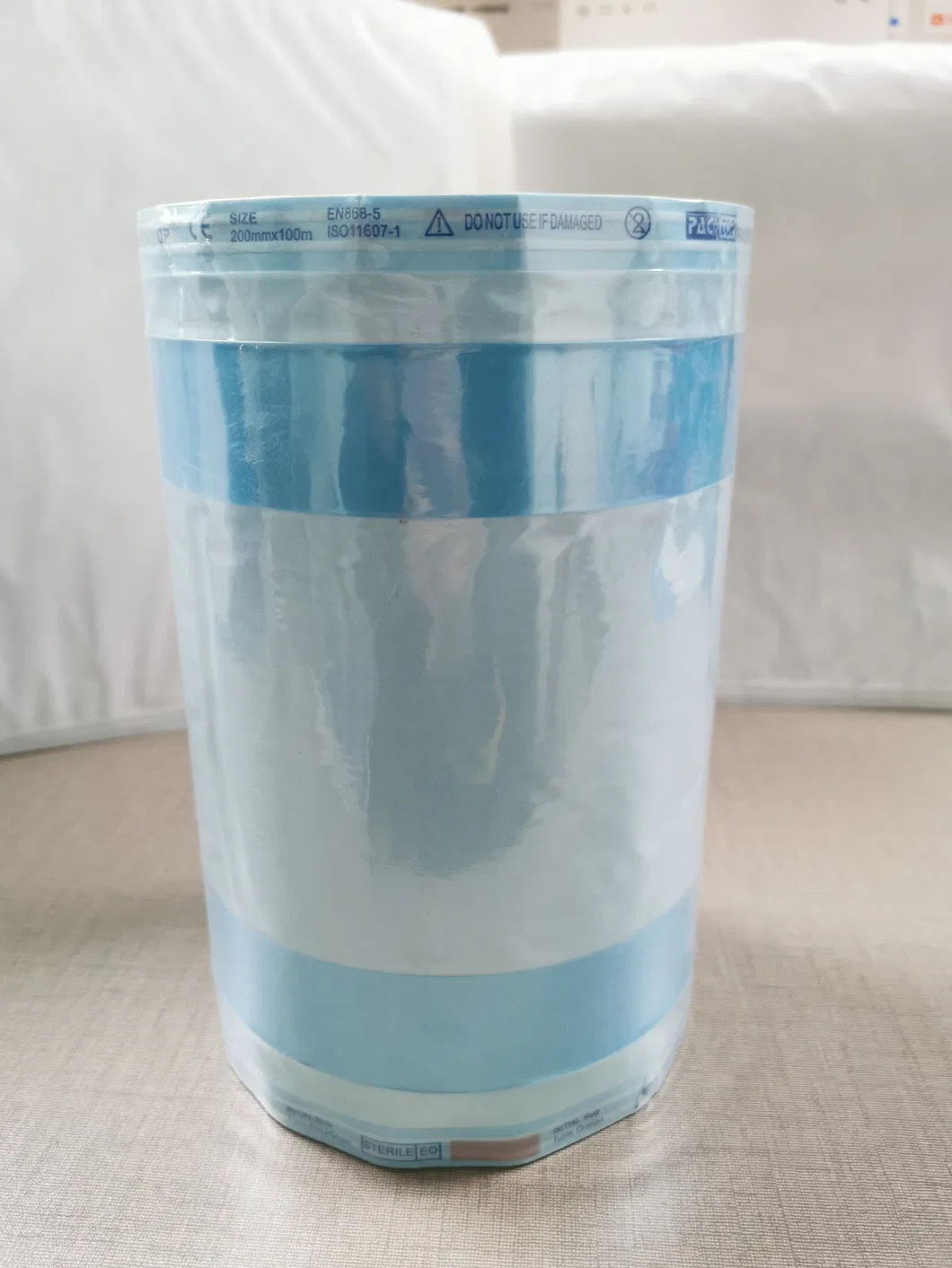 Medical Disposable Dental Sterilization Heat-Sealing Flat Pouch Rolls /Gusseted Reels