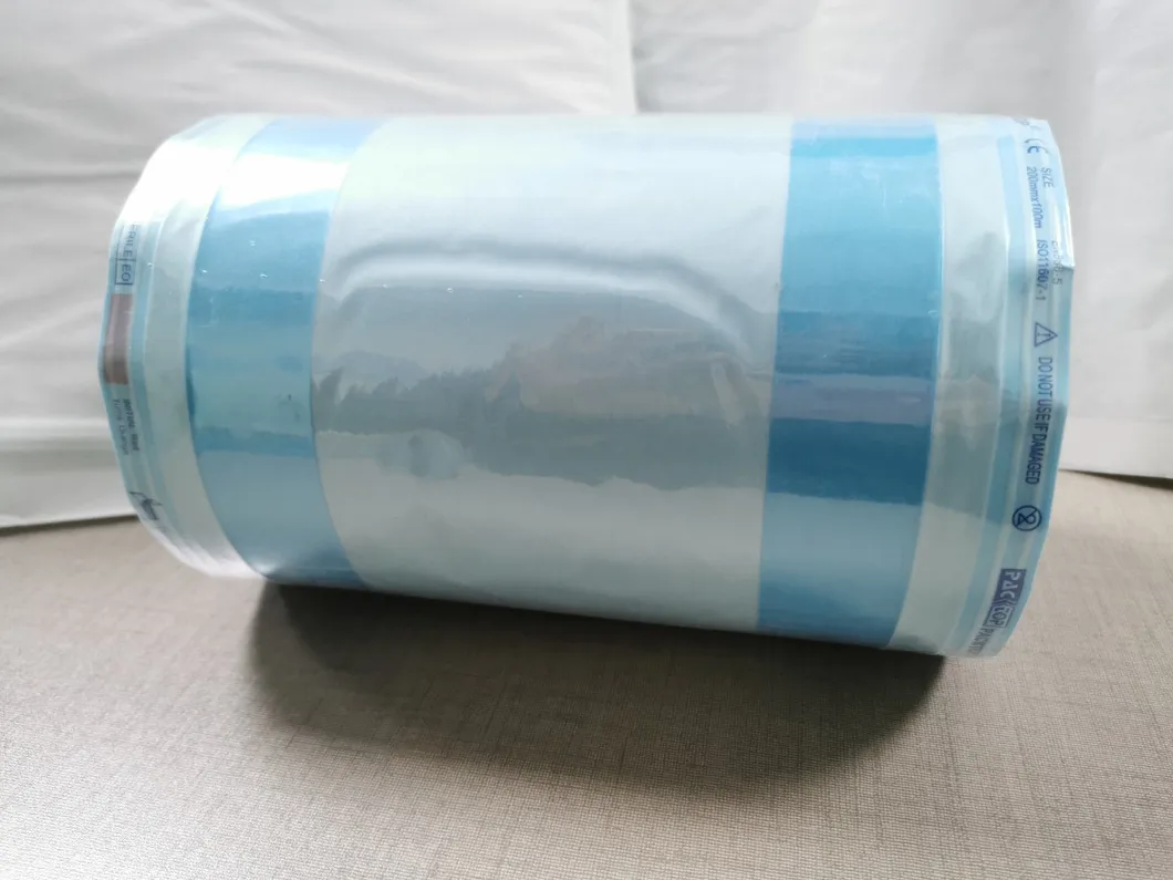 Medical Disposable Dental Sterilization Heat-Sealing Flat Pouch Rolls /Gusseted Reels