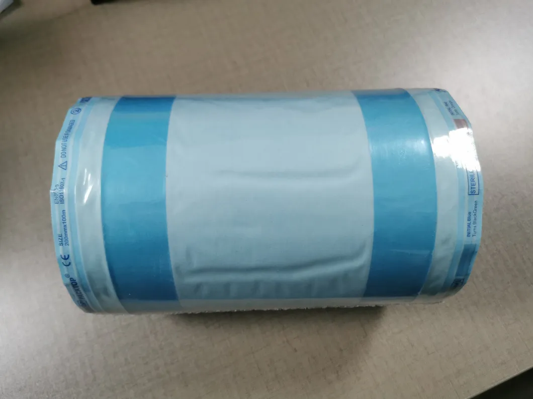 Medical Disposable Dental Sterilization Heat-Sealing Flat Pouch Rolls /Gusseted Reels