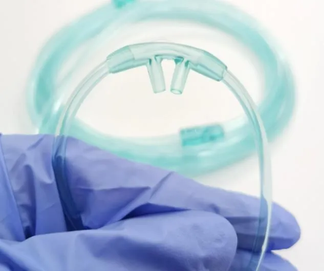 Medical Disposable PVC Nasal Oxygen Cannula with CE ISO Flared Tip