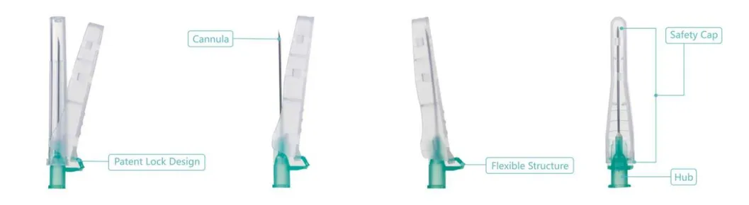 Medical Disposable Safety Needle 24G