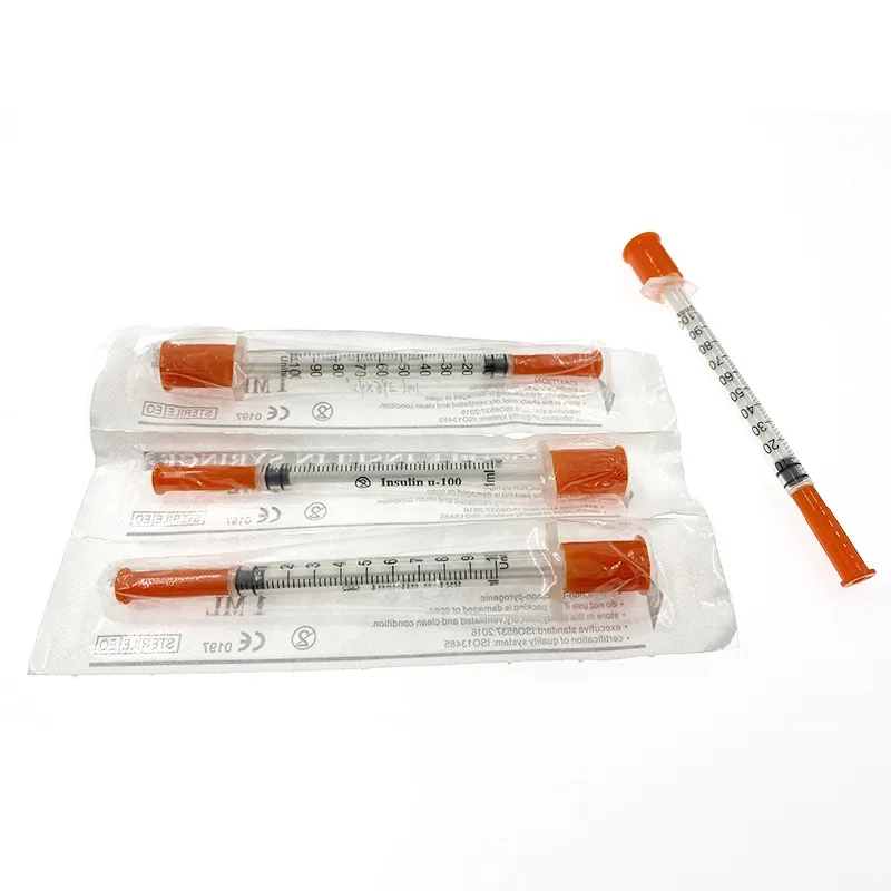 Medical Disposable Syringe with Needle for Human 1cc 5cc