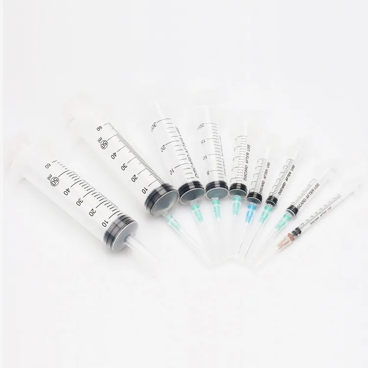 Medical Disposable Syringe with Needle for Human 1cc 5cc