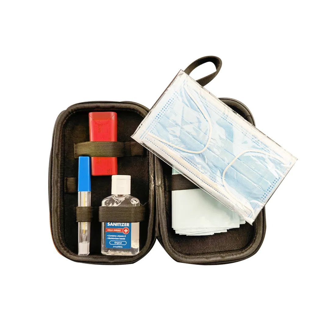 Medical Equipment Mini First Aid Kit for Car EVA First Aid Kit Box Travel (Certification Approved)