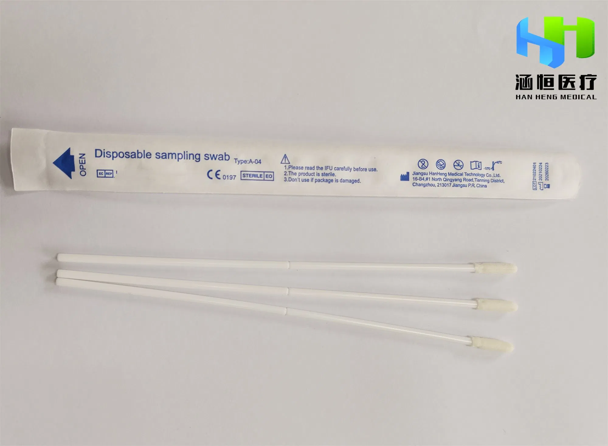 Medical Factory Disposable Lab Test Genetic Testing Sterile Home Oral Specimen Collection Sponge Swab Kit for Hospital